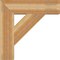Ekena Millwork Traditional Block Rough Sawn Bracket, Western Red Cedar, 6"W x 26"D x 26"H BKT06X26X26TRA05RWR - alternate 2